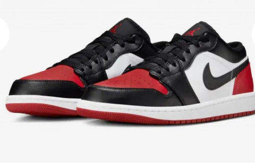 Air Jordan 1 Low 'Bred Toe 2.0' - Nova Vibe Co. - Nova Vibe Co.